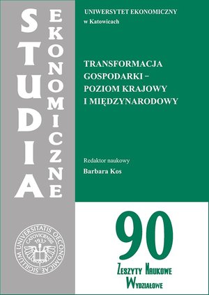 Transformacja gospodarki - poziom krajowy i międzynarodowy. SE 90 – ebook
