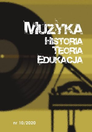 Muzyka. Historia. Teoria. Edukacja, nr 10/2020 – ebook