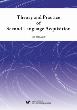 Theory and Practice of Second Language Acquisition 2018. Vol. 4 (1) – ebook