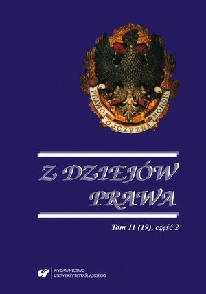Z Dziejów Prawa. T. 11 (19) część 2 – ebook