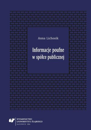Informacje poufne w spółce publicznej – ebook