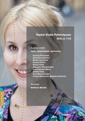 Śląskie Studia Polonistyczne 2018, nr 1 (11): Rozprawy i artykuły: Park. Przestrzeń i metafora. Prezentacje: Natalia Malek – ebook