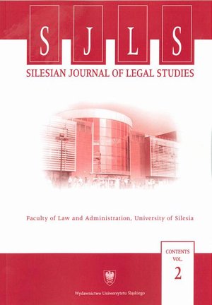 Silesian Journal of Legal Studies. Contents Vol. 2 – ebook