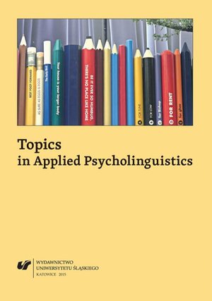 Topics in Applied Psycholinguistics – ebook