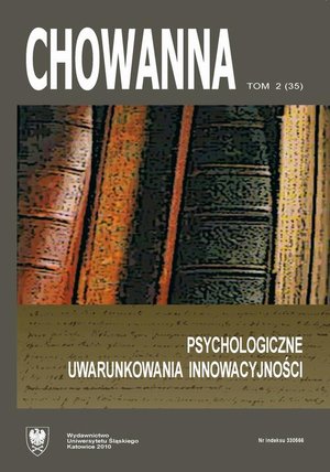 Chowanna 2010, R. 53 (66), T. 2 (35): Psychologiczne uwarunkowania innowacyjności – ebook