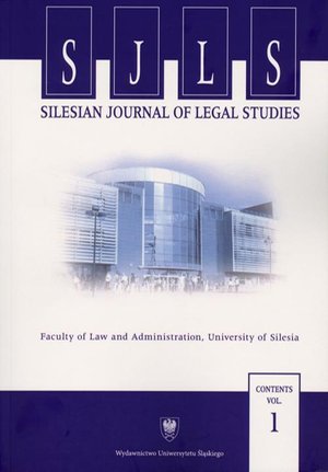 Silesian Journal of Legal Studies. Contents Vol. 1 – ebook