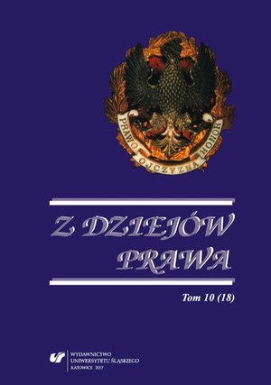 Z Dziejów Prawa. T. 10 (18) – ebook