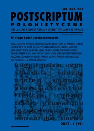 Postscriptum Polonistyczne 2017, nr 1 (19): W kręgu badań językoznawczych: W kręgu badań językoznawczych – ebook