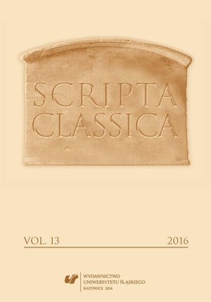 Scripta Classica 2016. Vol. 13 – ebook