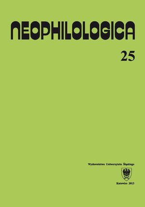 Neophilologica. Vol. 25: Études sémantico-syntaxiques des langues romanes – ebook