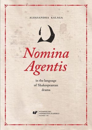 Nomina Agentis in the language of Shakespearean drama – ebook