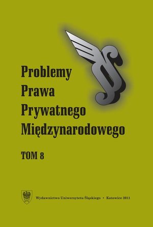 Problemy Prawa Prywatnego Międzynarodowego. T. 8 – ebook