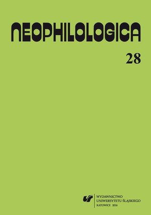 Neophilologica 2016. Vol. 28 – ebook