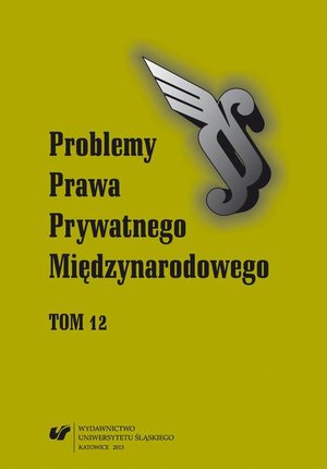 Problemy Prawa Prywatnego Międzynarodowego. T. 12 – ebook