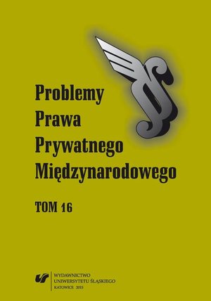 Problemy Prawa Prywatnego Międzynarodowego. T. 16 – ebook