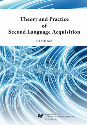 Theory and Practice of Second Language Acquisition 2015. Vol. 1 (1) – ebook
