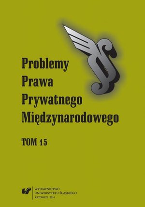 Problemy Prawa Prywatnego Międzynarodowego. T. 15 – ebook