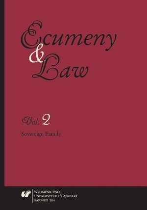 Ecumeny and Law 2014, Vol. 2: Sovereign Family – ebook