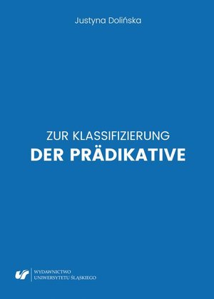 Zur Klassifizierung der Prädikative – ebook