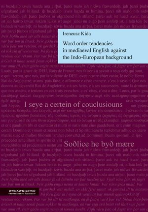 Word order tendencies in mediaeval English against the Indo-European background – ebook
