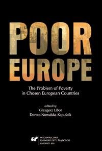 Poor Europe: The Problem of Poverty in Chosen European Countries – ebook