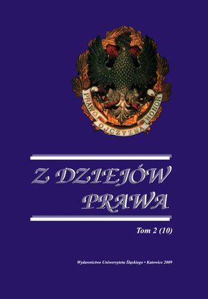 Z Dziejów Prawa. T. 2 (10) – ebook