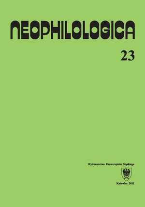 Neophilologica. Vol. 23: Le figement linguistique et les trois fonctions primaires (prédicats, arguments, actualisateurs) et autres études – ebook