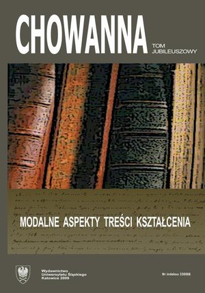 Chowanna 2009, R. 52 (65), Tom jubileuszowy: Modalne aspekty treści kształcenia – ebook