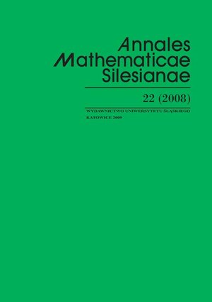 Annales Mathematicae Silesianae. T. 22 (2008) – ebook