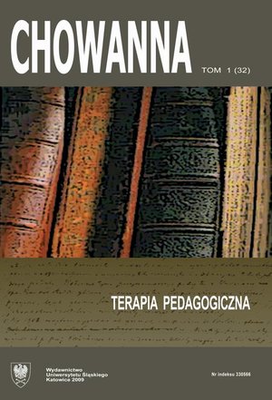Chowanna 2009, R. 52 (65), T. 1 (32): Terapia pedagogiczna – ebook