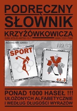 Podręczny Słownik Krzyżówkowicza - Nr 63 – ebooki