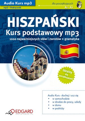 Hiszpański Kurs podstawowy mp3 – audiokurs + ebook