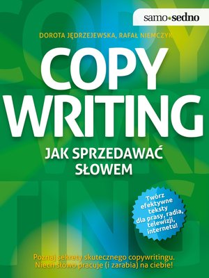 Samo Sedno - Copywriting. Jak sprzedawać słowem – ebook