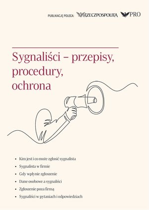 Sygnaliści - przepisy, procedury, ochrona – ebook