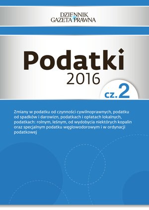 Podatki 2016 cz. 2 – ebooki