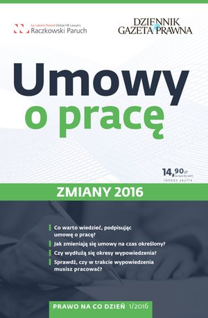 Umowy o pracę - zmiany 2016 – ebooki