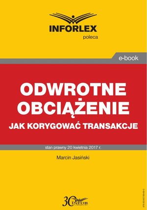 ODWROTNE OBCIĄŻENIE jak korygować transakcje – ebook
