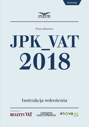JPK_VAT 2018. Instrukcja wdrożenia – ebook