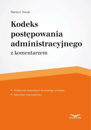 Kodeks postępowania administracyjnego z komentarzem – ebook