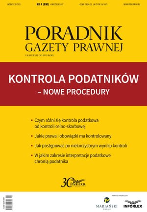Kontrola podatników - nowe procedury (PGP 4/2017) – ebook