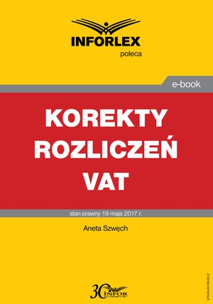 Korekty rozliczeń VAT – ebook