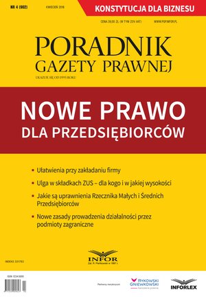 Nowe prawo dla przedsiębiorców – ebook