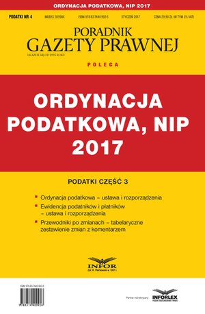 Ordynacja podatkowa, NIP 2017 – ebook