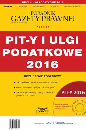 PIT-y i ulgi podatkowe 2016 – ebook