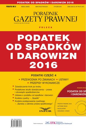 Podatek od spadków i darowizn 2016 – ebook