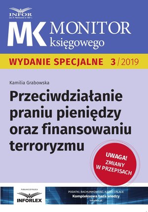 Monitor Księgowego. Przeciwdziałanie praniu pieniędzy oraz finansowaniu terroryzmu – ebook