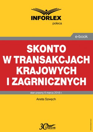 Skonto w transakcjach krajowych i zagranicznych – ebook