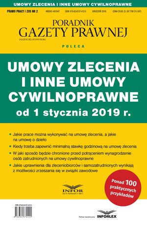 Umowy zlecenia i inne umowy cywilnoprawne od 1 stycznia 2019 r. – ebook