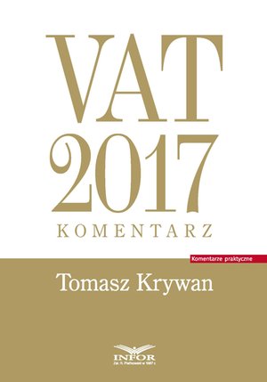 VAT 2017. Komentarz – ebook