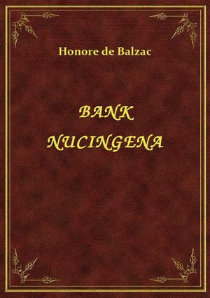 Bank Nucingena – ebook